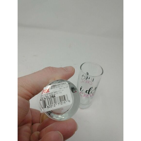 Shot Glasses Lot of 2 "I Do Crew" Bridal Shower - Picture 2 of 4